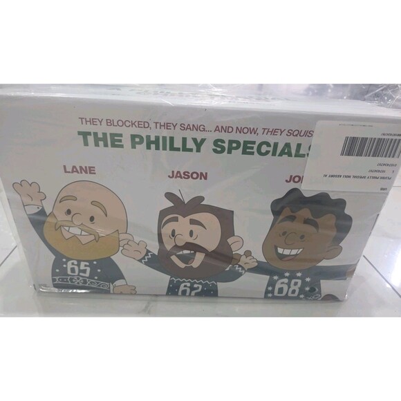 A Philly Special Christmas Holiday Huddle Plush Collector Set Arrives B4 XMAS - Picture 2 of 2